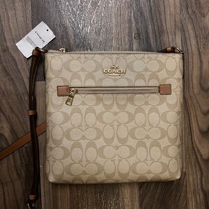 Coach Tan Rowan File Crossbody Bag